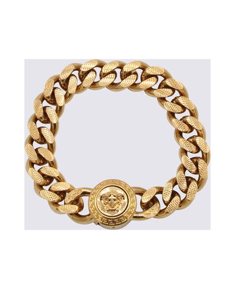 versace armbänder|versace goldtone bracelet.